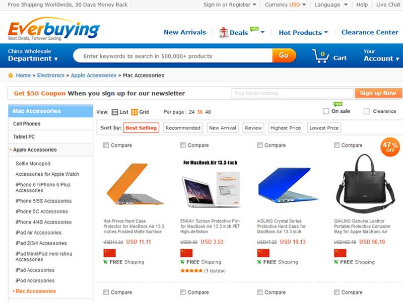 Everbuying - Zubehör für Apple Produkte